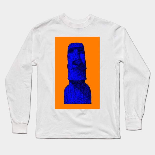 MOAI .4 Long Sleeve T-Shirt by lautir